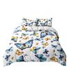 Animal Butterfly Three-Piece Quilt Cover Digital Printing Kit Home Textiles Bedding