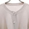 FOXEY Made In Japan 100% Cashmere Long Sleeve Short Length Knit Cardigan Women Used