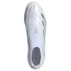 adidas Predator 24 Elite Schnürsenkellos FG Pearlized Pack Unisex Sneaker Weiß Wolkenweiß Silber-Metallic IE1806