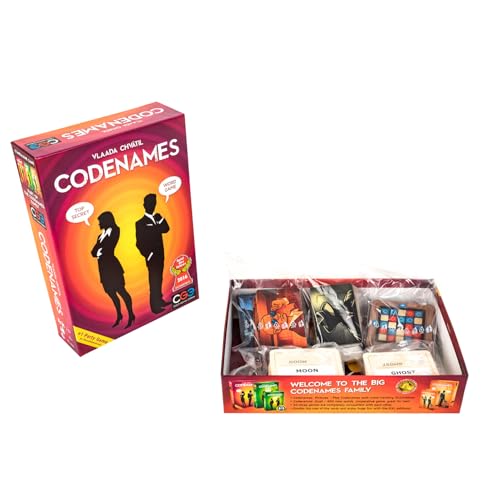 Codenames Card Game, 2-8 Players, Ages 3 and Up