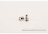 Monk's Head Silver Metal Pacifier Stud Luggage Accessory with Ring Buckle and Leather Multi-Spec Ornaments