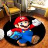 Cartoon Mario Bros Round Area Rugs  Living Floor Rug Room Decor Home Rugs Play Mat Baby  Cute Rug  Carpet  Anime  Rugs