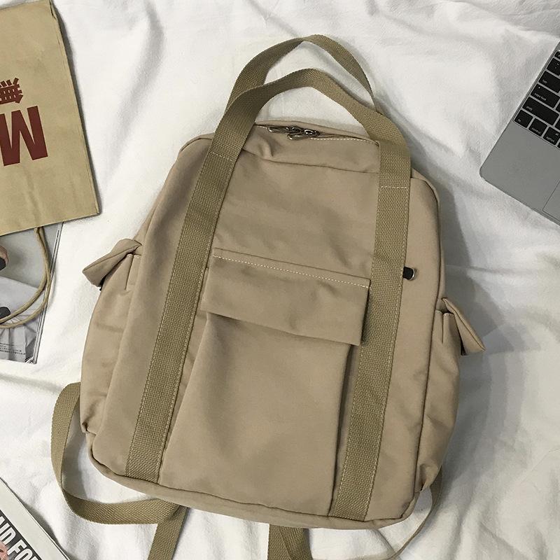 

Детский весенний рюкзачок для прогулок, маленький рюкзак, школьный портфель для детского сада, для учеников начальной школы, студентов колледжа, простой рюкзак с нашивками, летний