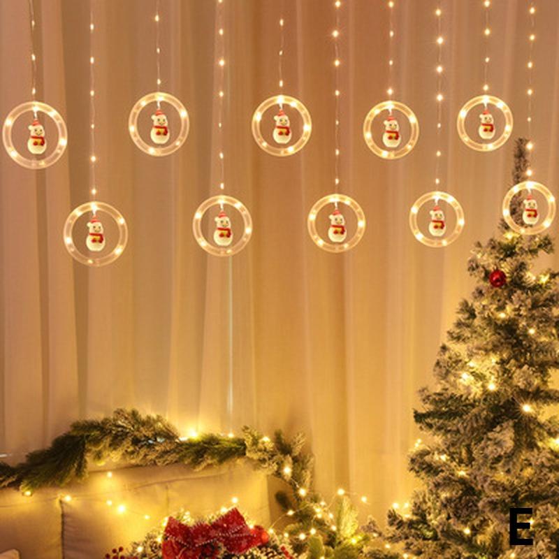 Christmas Decoration Lanterns Christmas Pine Needles Accessories Ring Lights Usb Christmas Lights String Dolls Ball Lights