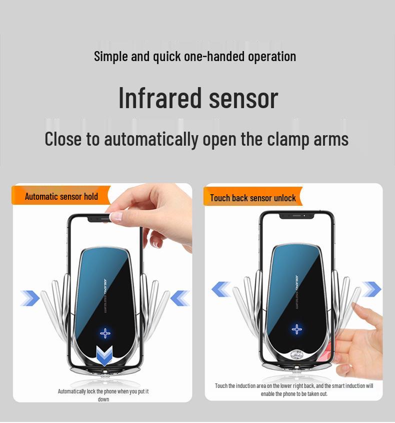 Fully Automatic Multifunctional Car Air Vent Phone Holder with Perfume Aroma Spray