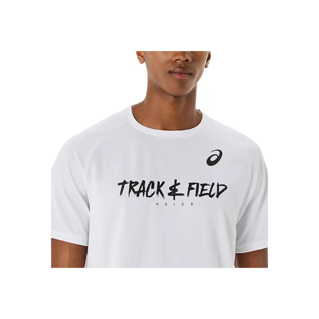 Asics Letter Raglan Crew Neck Short Sleeve T-Shirt Men Tops Bright-White 2091A750-100