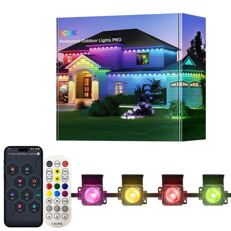 Smart Colorful LED Pathway Lamp with Bluetooth App Voice Control for Indoor/Outdoor Decoration