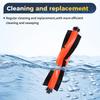 Main Brush Part For Xiaomi Robot Vacuum X10/X10+/X20 +/X20 Plus/S20+ /S10 Plus For Dreame X30 Ultra/L10s Ultra/L10s Pro Ultra /X40 Ultra/L20 Ultra