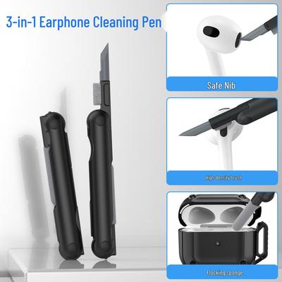 Καθαριστικό Στυλό Ακουστικών Bluetooth 3-σε-1: Πολυλειτουργικό Εργαλείο για Όλες τις Θήκες Ακουστικών