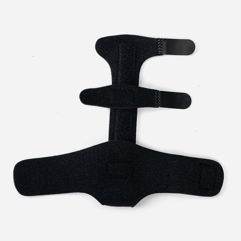 

Универсальная шина для фиксации пальца - Напальчник для среднего пальца и спортивная защита для коррекции пальца One Size чёрный