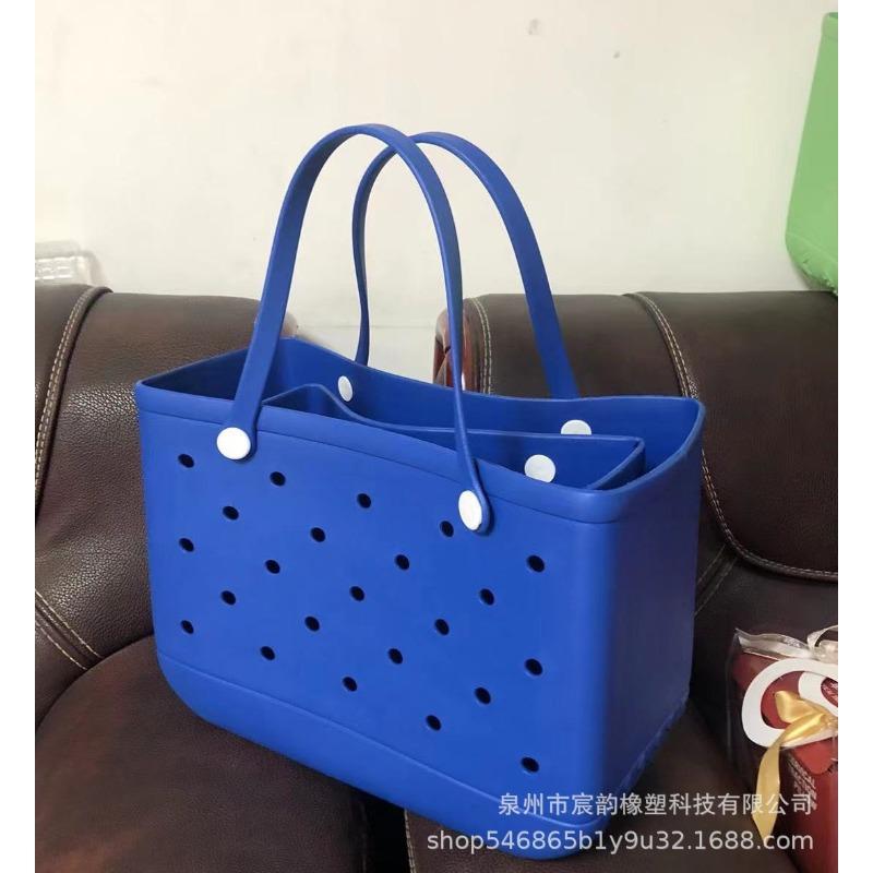 Borse estive carine con buchi Borsa a spalla in EVA Borsa da spiaggia mini in gelatina DIY Borsa a tote