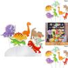 Dinosaur Cake Accessory Set 21pcs Paper Party Decorations For Kids Festivities