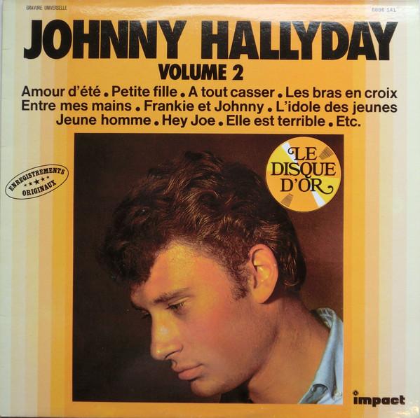 LP Record JOHNNY HALLYDAY  Johnny Hallyday Volume 2 6886141 Impact France Rock Used