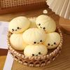 Colorful Simulated Dumpling Squishy Relaxing Relieve Anxiety Antistress Enhance Happiness Reusable Rebound Squeeze Reliever Toy