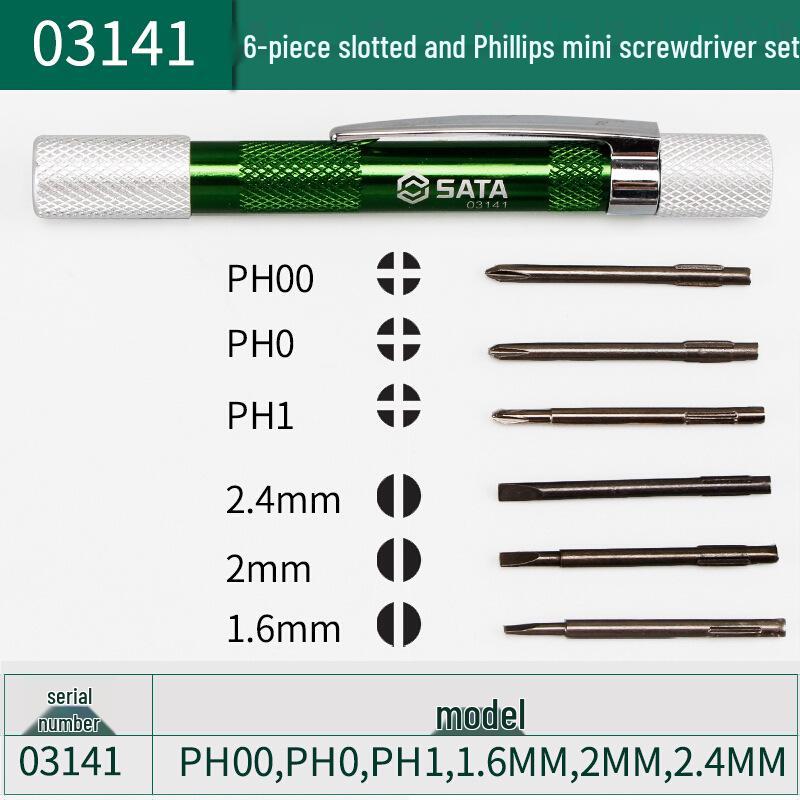 Mini Precision Screwdriver Set for Laptops - Phillips & Slotted
