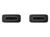 Cable usb type c - usb type c - charge rapide 25w - samsung - 1 m - noir