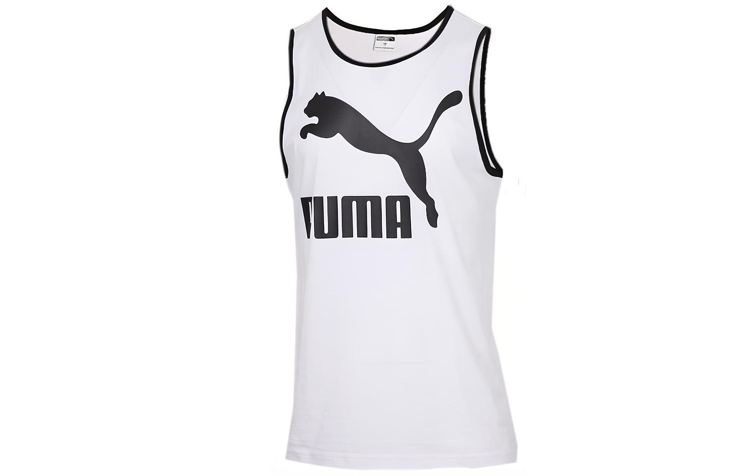 Баскетбольная майка PUMA мужская белая 597456-02 XS