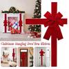 Big Ribbon Bow Christmas Red Redbow Front Door Decorations Hanging Front Door Red Bows New Year 2026 Supplies Home Ornaments