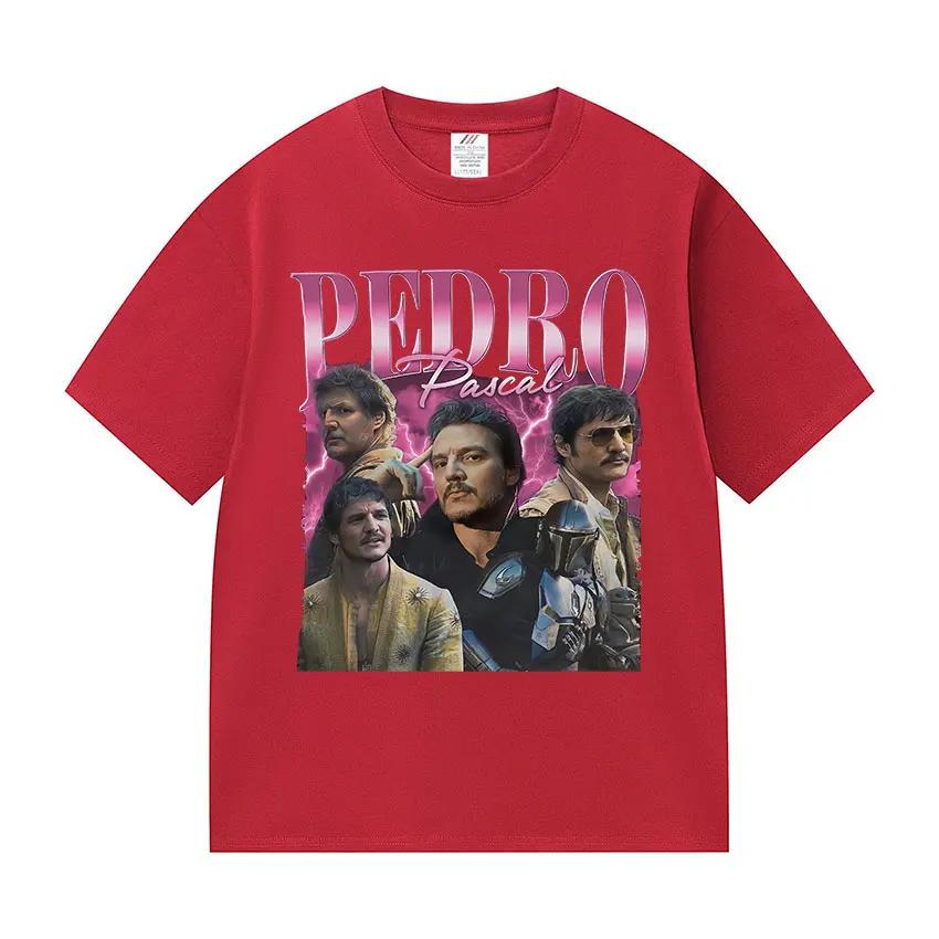 Pedro Pascal Unisexs Movie Pattern Tshirt Retro High Quality Fashion Clothing Suitable For Both Unisex And Unisex