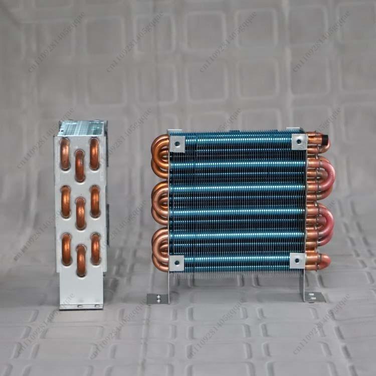 CP3X6X120 Micro Mini Condenser Air-Cooled Copper Tube Finned Radiator Evaporator with 120 Single Fan alone