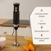 Mixeur Plongeant Et Batteur - Briebe - SKT1187BLK - 600W - 2 Vitesses + 5 Vitesses + TURBO - Noir