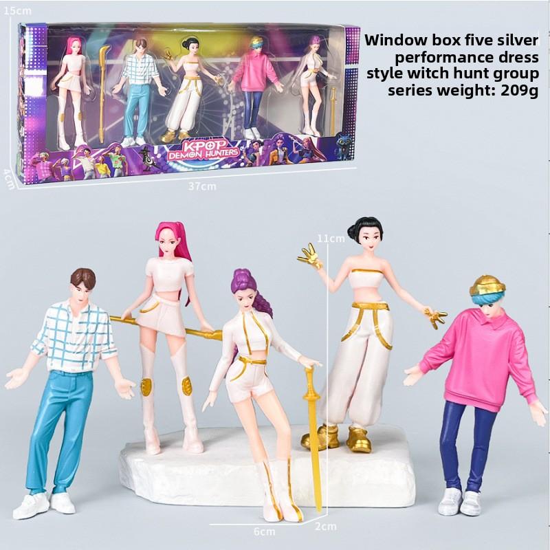 K-Pop New Demon Hunter Girl Group Men's Group Figure Model Blind Box Tide Play Doll Ornament