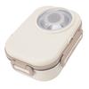 1450ml Bento Lunch Box Stainless Steel Compartment Thermal Bento Box Double Layer Bento Containers for Students Beige