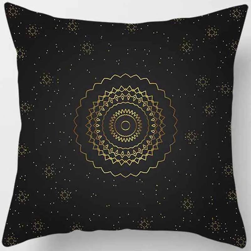 Mandala Mysterious Retro Religious Yoga Taie d'oreiller, Symdazers, Home Decorative Cojines, Sofá Poduszka
