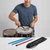 Trommelzubehör-Bundle mit Aufbewahrungstasche Sticks Schlägel Bürsten Set Gemischtes Material
