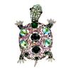 New Rhinestone Beautiful Turtle Brooches For Women Fashion Vintage Animal Pin