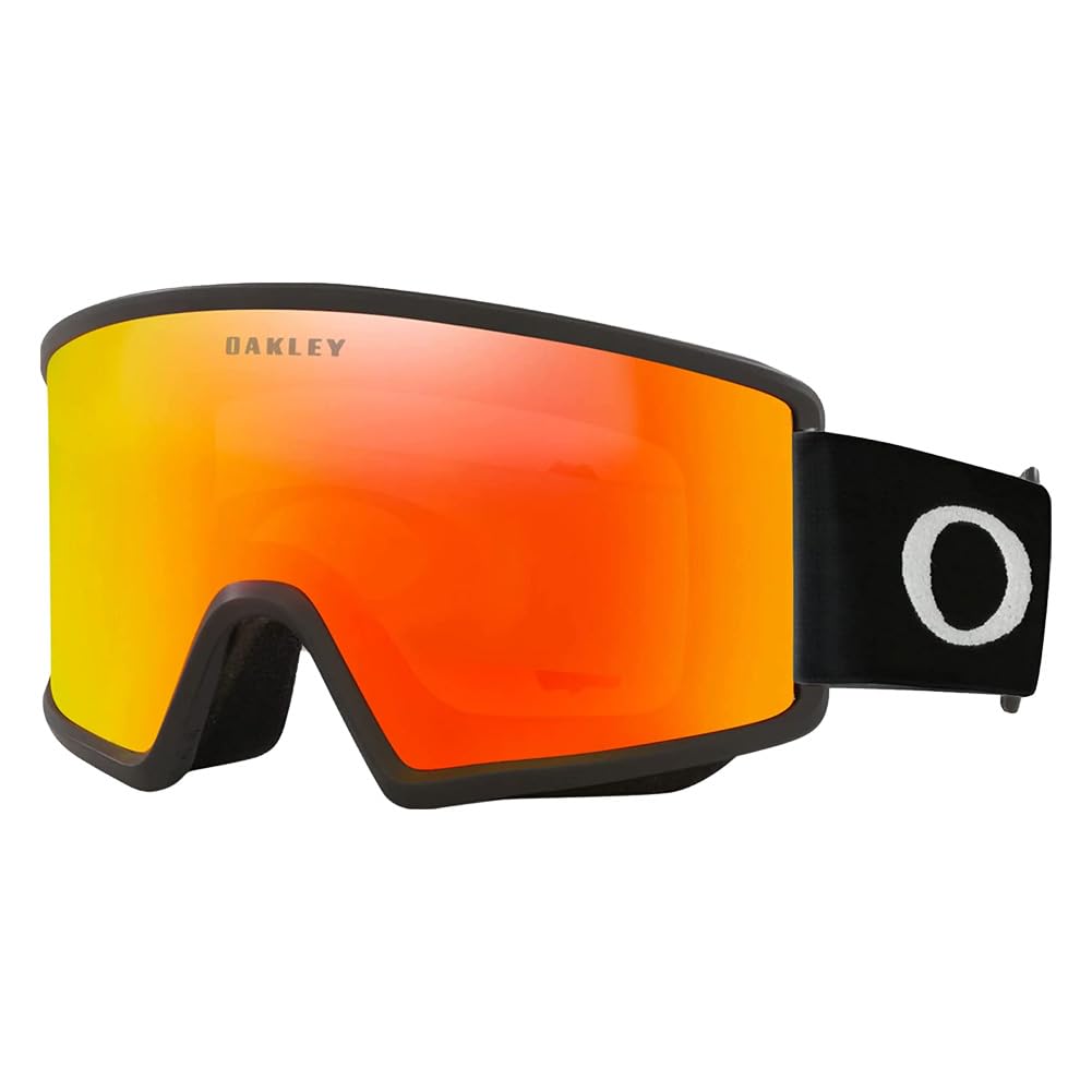 Goggles MATTE IRIDIUM Free Size TARGET LINE L PERSIMMON LENS Impact Resistant [Oakley] BLACK/FIRE &