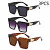 New Luxury Brand Designer Square Oversized Sunglasses Men Women Fashion Thick Frame Glasses Mens UV400 Male Celebrity