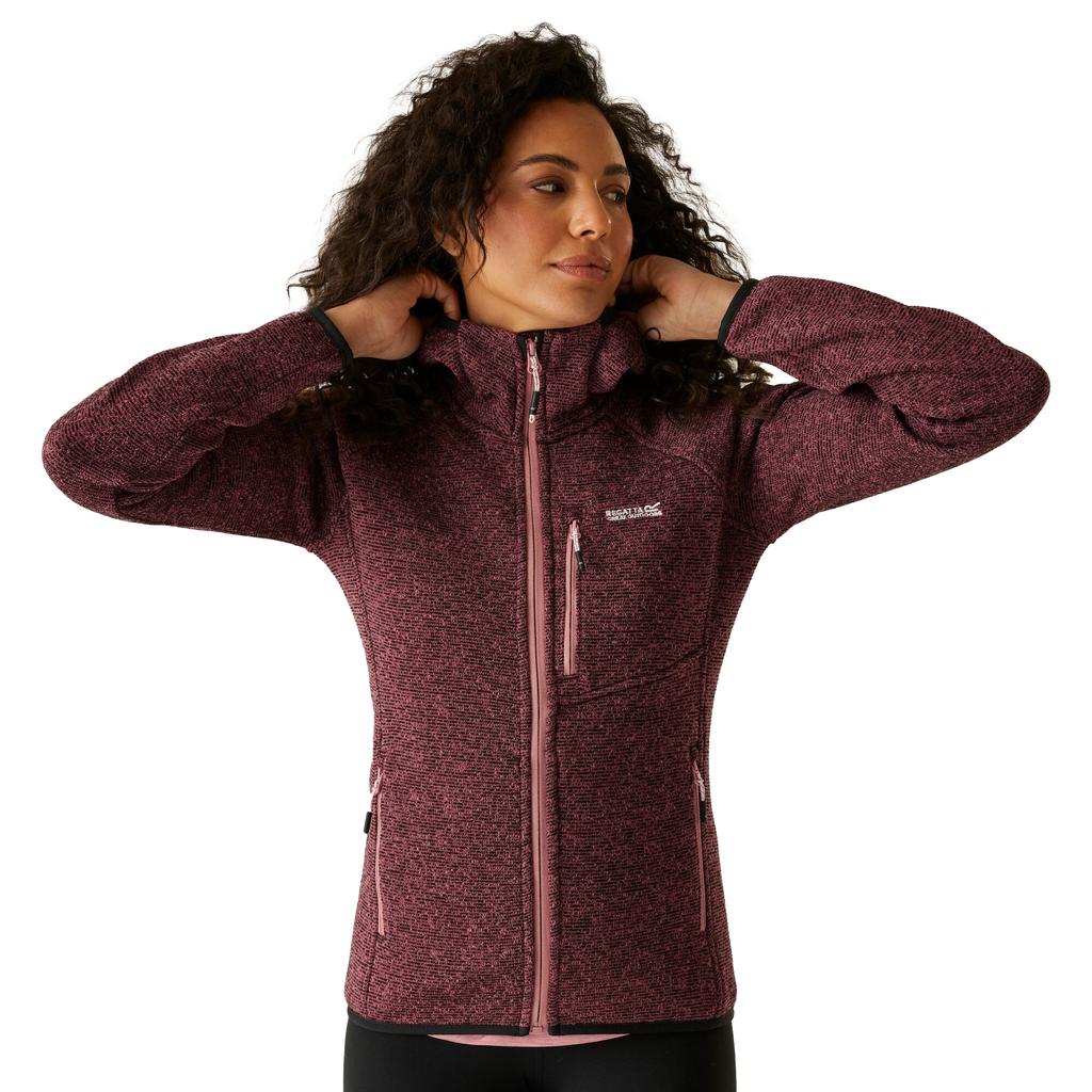 Regatta Womens/Ladies Newhill Hooded Fleece Jacket