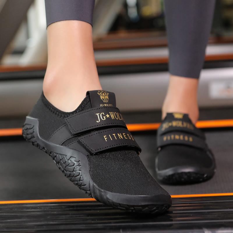 Fitnessstudio Fitness Cross-Training Sportschuhe Rutschfeste Gewichtheberschuhe Atmungsaktive Kniebeugeschuhe Rutschfeste Walking-Flats