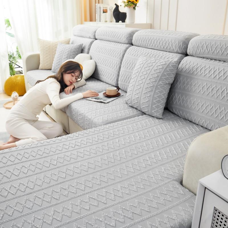 

Летний крутой чехол для дивана из ледяного шелка, универсальный универсальный чехол, универсальная новая подушка, эластичный чехол для дивана, тканевый чехол Headrest S size