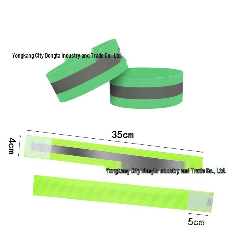 Reflective Running Armband & Wrist/Ankle Cycling Band - Elastic & Protective