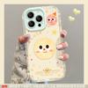 Colored briquettes are suitable for Apple 16 cute mobile phone case iphone13pro fulcrum bracket 15max sweet 14 women
