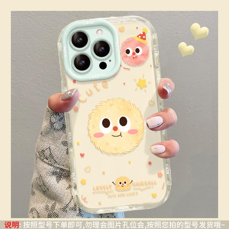 Colored briquettes are suitable for Apple 16 cute mobile phone case iphone13pro fulcrum bracket 15max sweet 14 women