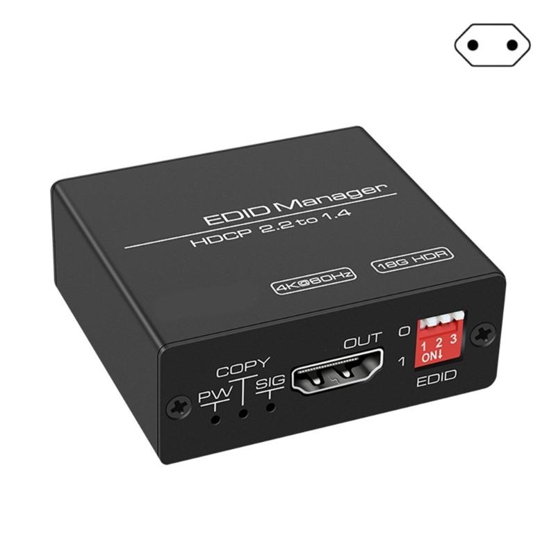 

HDTV-compatible EDID Emulator 4K 60Hz Manager For Resolves Device Compatibility Issue Support 4K@60Hz With HDCP2.2 1