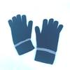 Louis Vuitton M73470 Gon Mai Monogram Eclipse Gloves Wool Black/gray