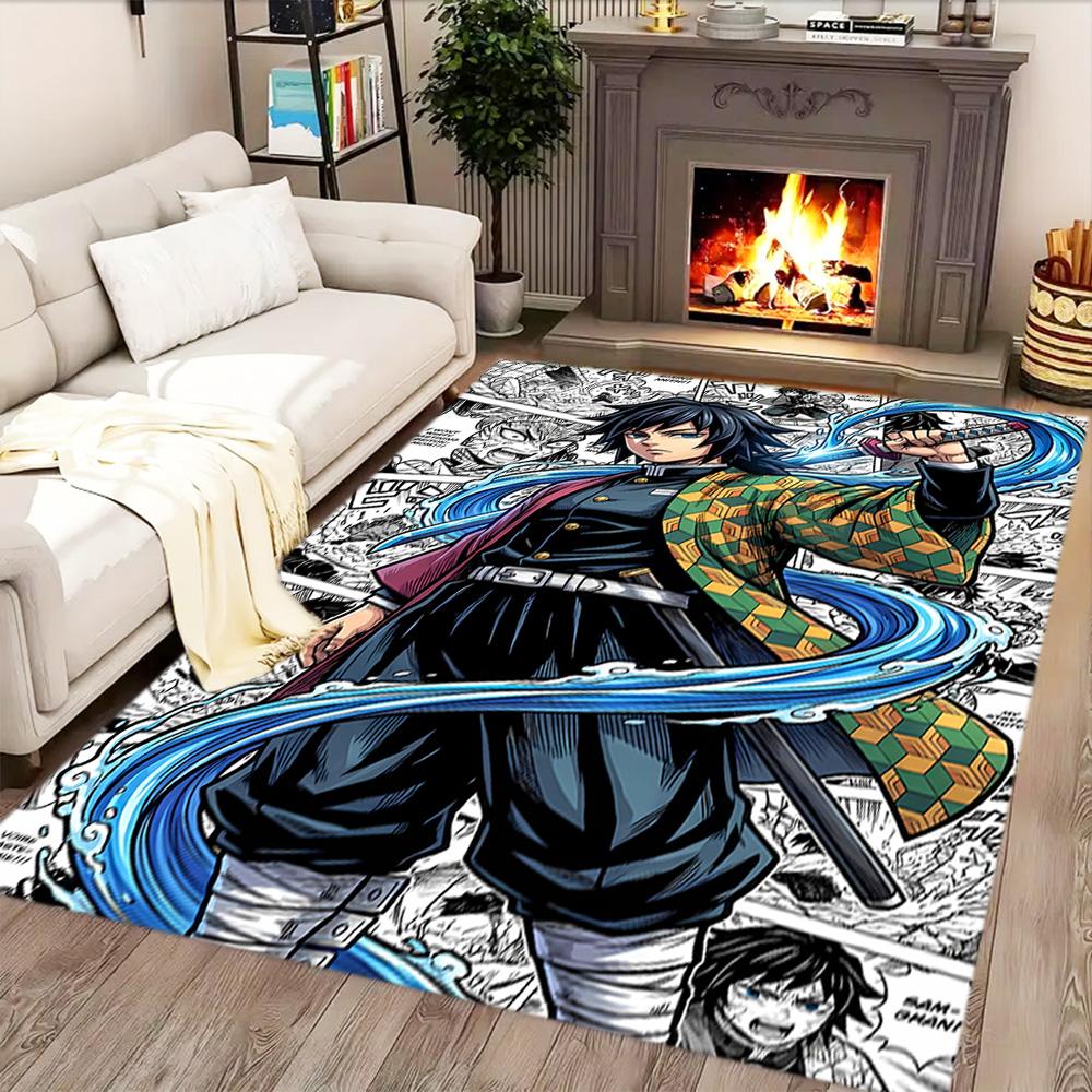 Demon Slayer rug for Living Room rug, Bedroom, Study Room, Hallway Decoration, Perfect for Home Decoration or Holiday Gifts