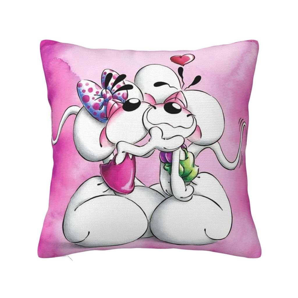 Diddl Cartoon Pillow Cases Cushion Cover Fashion Decorative Throw Pillow Case Cover For Living Room 40X40Cm