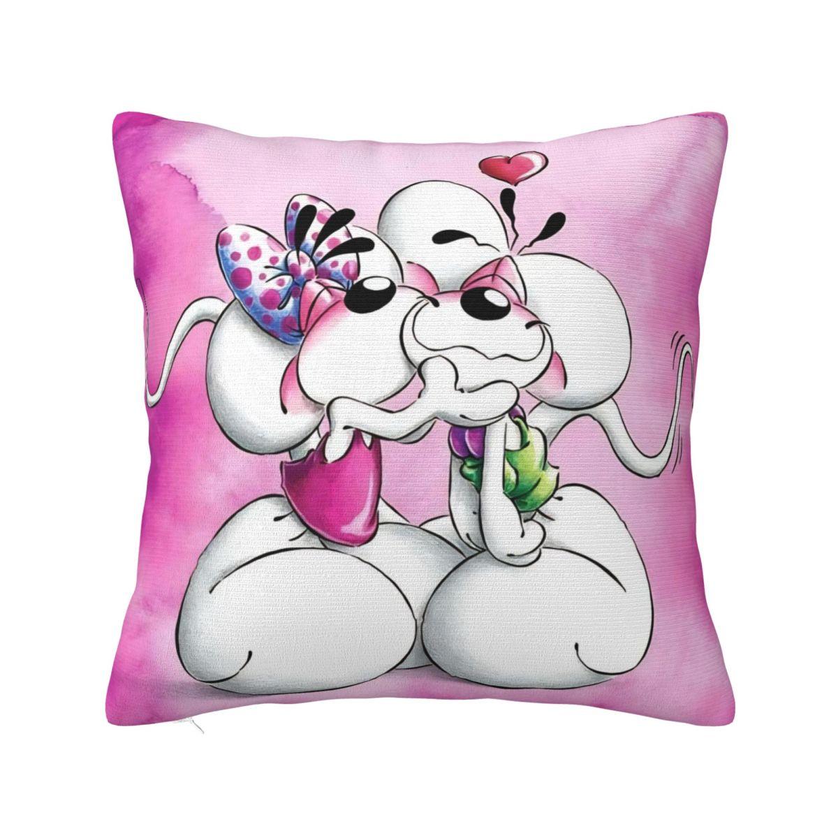 Наволочки D-Diddles Постельное Белье Автомобиль Diddl Мультяшная Наволочка для Подушки Крутая Декоративная Наволочка 45*45 30cm x 30cm