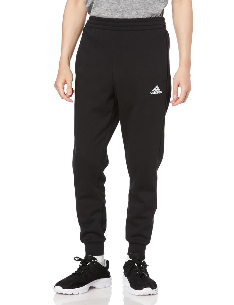 Adidas DTU71 Basic Fleece Tracksuit Black Men's 3-Stripes Set, (IJ6067)