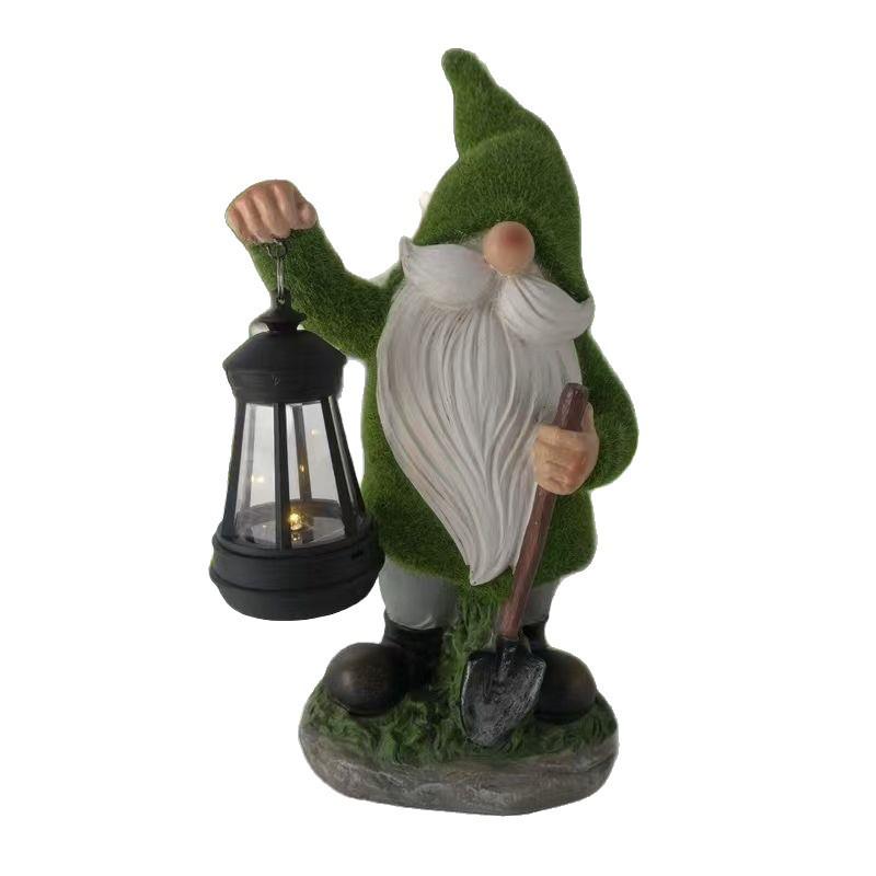 Clearance Solar Gandalf Garden Ornament - Outdoor Balcony Lamp Decoration