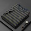 2024 Men's Casual Striped Crew Neck Pullover T-Shirt - Summer Short Sleeve