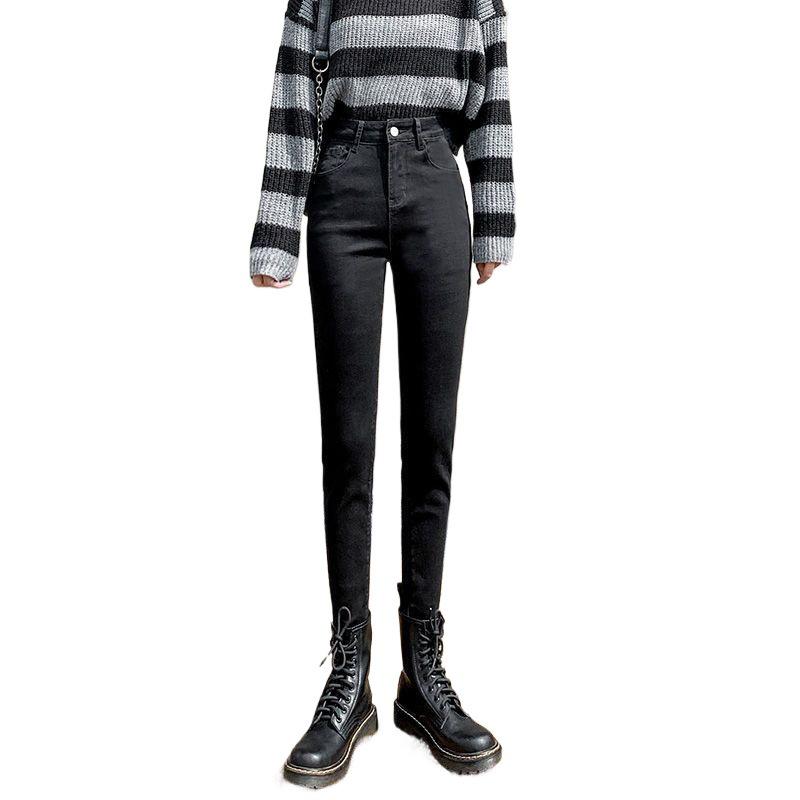 2025 Plus Size High Waist Stretch Skinny Jeans for Women - 70-200 jin, New Autumn/Winter