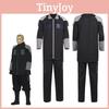 High-quality Polyester Monster No. 8 Cosplay Costume Black Anime Team Uniform For Men And Women