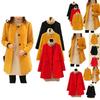 Elegant Women Winter Duffle Coats In Stylish Peacoat Design With Buttons