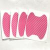 Carbon Fiber Car Door Handle Protective Stickers, 4-Piece Set